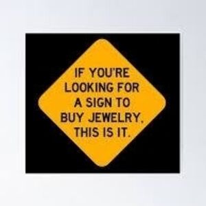 Yellow and Black Sign Wall Art